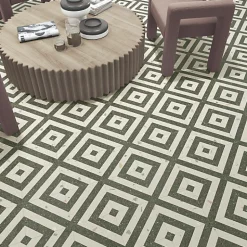 Carrelage extérieur antidérapant effet terrazzo 80x80 cm NIZA-R Antideslizante Beige-Eiffel art construction Sale