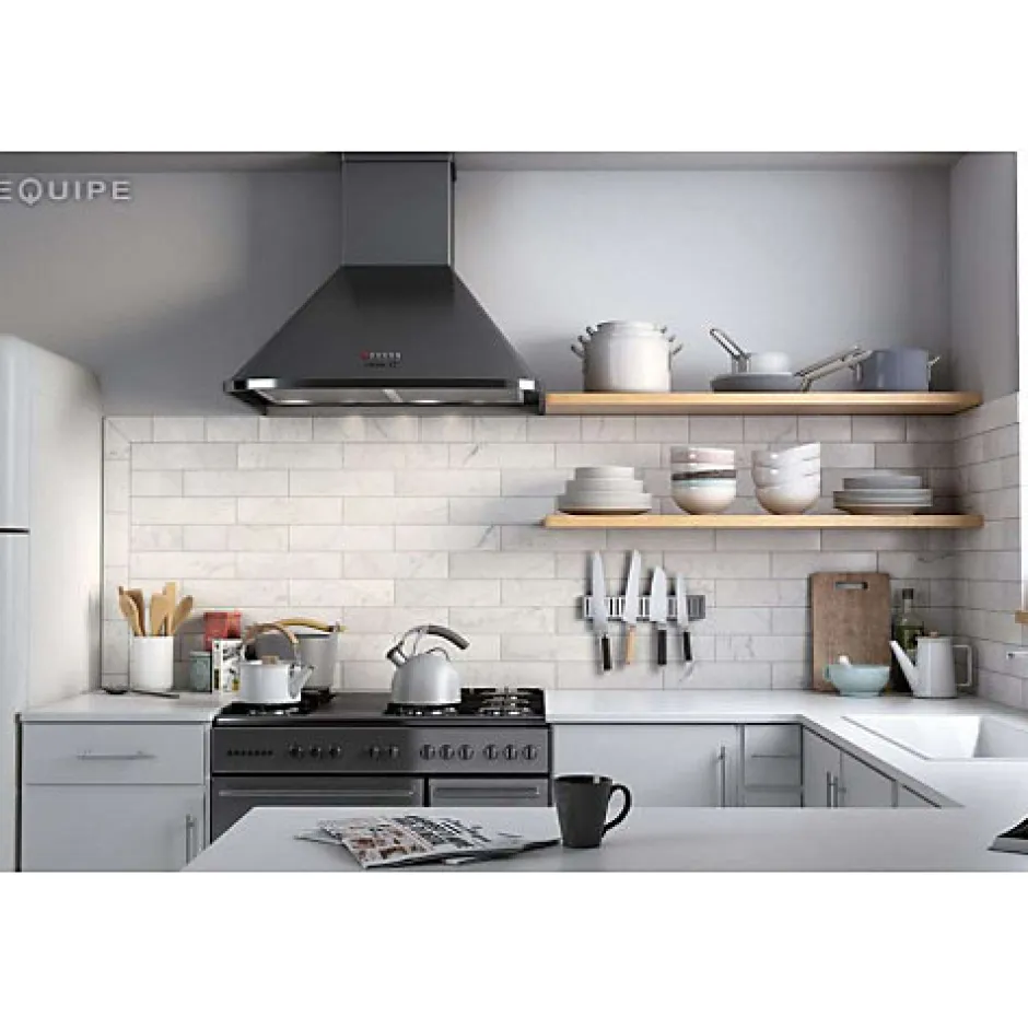 Carrelage extérieur antidérapant effet pierre anthracite 120x120 cm SEINE R BASALTO-Aelle Carrelage Best