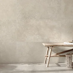 Aelle Carrelage Carrelage extérieur effet pierre naturelle de travertin 60x40 cm MYK-CR SAND