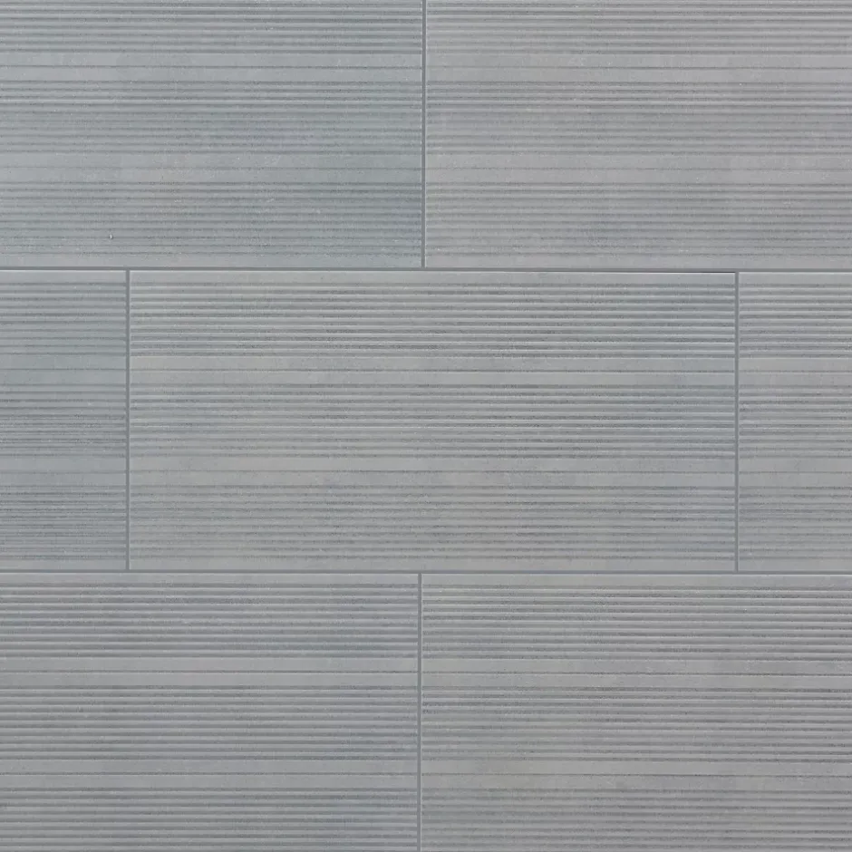 GoodHome Carrelage extérieur Kontempo anthracite 37 x 75 cm (vendu au carton)