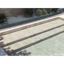 Carrelage extérieur piscine carré beige mate 15x15 cm SPA&POOLS CANVAS MAT-Aelle Carrelage Clearance