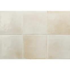 Carrelage extérieur piscine carré beige brillant 15x15 cm SPA&POOLS CANVAS-Aelle Carrelage Clearance