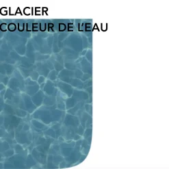 Carrelage extérieur piscine carré bleu brillant 15x15 cm SPA&POOLS GLACIER-Aelle Carrelage Hot