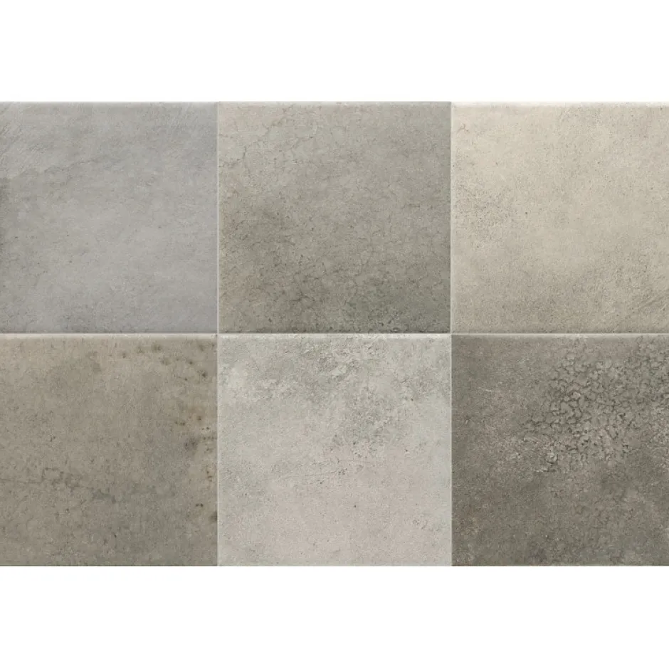 Carrelage extérieur piscine carré gris mate 15x15 cm SPA&POOLS SHADOW MAT-Aelle Carrelage