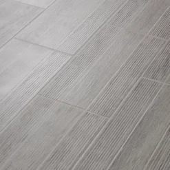 GoodHome Carrelage extérieur Stripe wood gris 30 x 60 cm