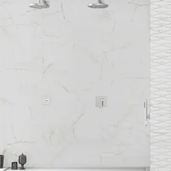 Carrelage faience mural effet marbre blanc 30x90 cm mate - MYK-MARMOL-Aelle Carrelage Discount