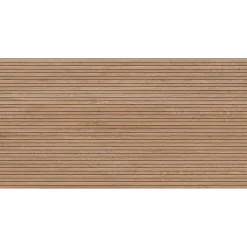 Carrelage faience mural lisse effet bois tasseaux 75x150 cm mate - MYK- COUWOOD-Aelle Carrelage Outlet