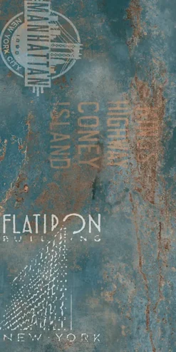 Energie Ker Carrelage Flatiron Décor Jeko - Mat 120 x 60cm ( vendu par boite de 1,44 m² )