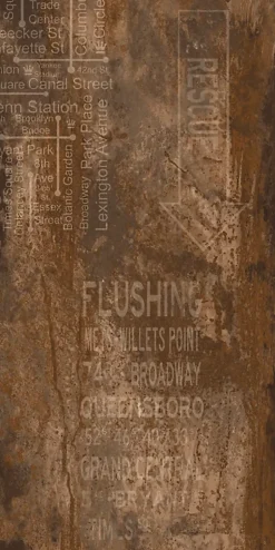 Energie Ker Carrelage Flatiron Décor Rust - Mat 120 x 60cm ( vendu par boite de 1,44 m² )