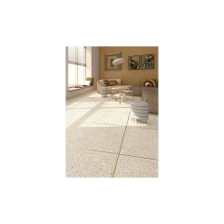 Gioia Materia Carrelage grès cérame effet terrazzo PORTOFINO 60x60 cm Crème - Sable - Semi-Poli / Lappato - boîte de 01.06 m2