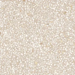 Gioia Materia Carrelage grès cérame effet terrazzo PORTOFINO 60x60 cm Crème - Sable - Semi-Poli / Lappato - boîte de 01.06 m2