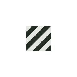 Carrelage grès cérame effet carreau de ciment MAORI GOROKA 20x20 cm Noir - Mat - boîte de 1 m2-Gioia Materia Clearance