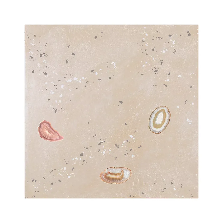 Gioia Materia Carrelage grès cérame effet terrazzo FRAGMENT 60x60cm Décor Beige - Naturel - boîte de 1.42 m2