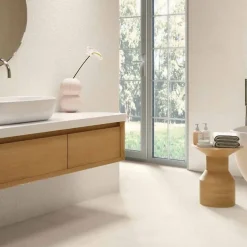 Gioia Materia Carrelage grès cérame effet argile TERRA 120x60 cm Neve - Anti-dérapant - boîte de 1.44 m2