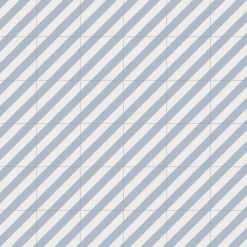 Carrelage grès cérame effet carreau de ciment MAORI GOROKA 20x20 cm Bleu Ciel - Mat - boîte de 1 m2-Gioia Materia Outlet