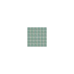 Carrelage grès cérame effet métal ZINC Mosaïque 5x5 cm Vert - Naturel - boîte de 0.89 m2 --Gioia Materia