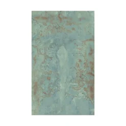 Carrelage grès cérame effet métal ZINC 60x60 cm Vert - Naturel - boîte de 1.77 m2-Gioia Materia Best