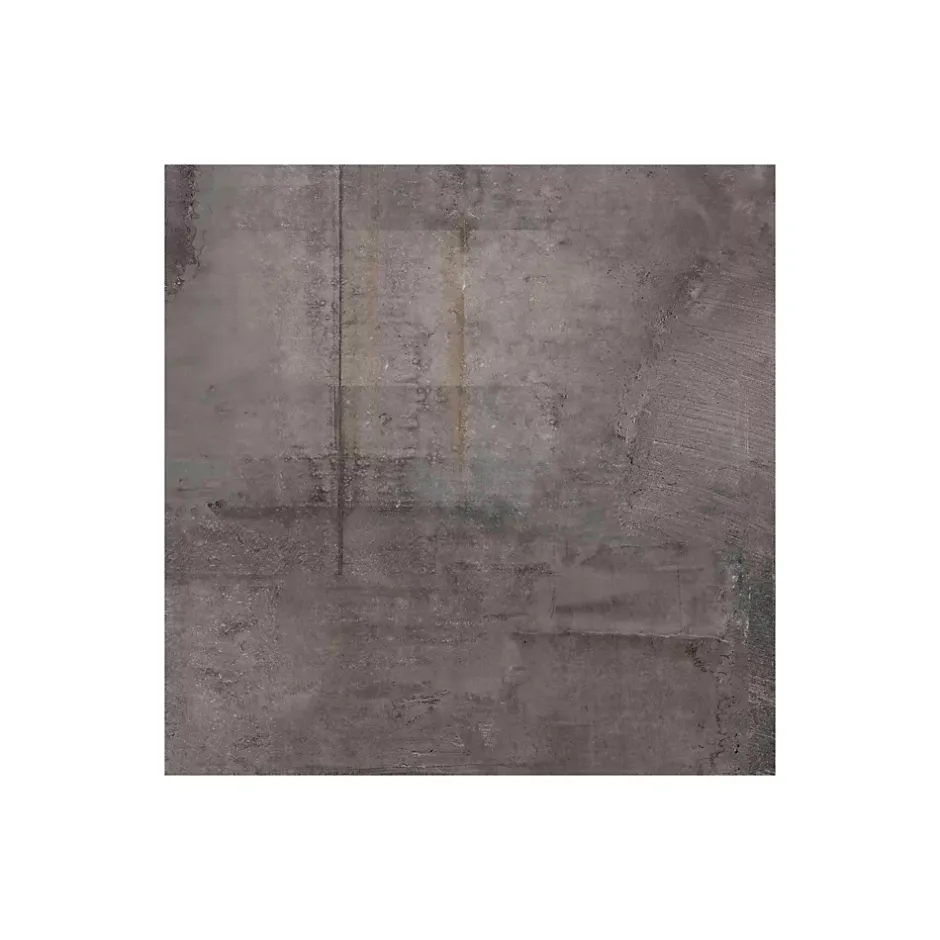 Carrelage grès cérame effet béton brut TATTOO 90x90 cm Noir - - boîte de 1.601 m2-Gioia Materia Hot