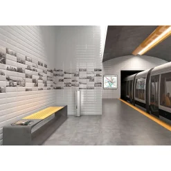 Gioia Materia Carrelage grès cérame effet béton ciré CEMENTO 60x60 cm Gris Moyen - Semi-Poli / Lappato - boîte de 1.44 m2