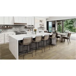 Carrelage grès cérame effet carreau ciment vieilli CHEZ COCO SUN 25x25cm 25x25 cm Noir et Blanc - Mat - boîte de 1.13 m2-Gioia Materia Online