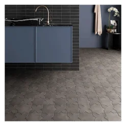 Carrelage grès cérame effet rustique AL ANDALUS Etoile Mud - Mat - boîte de 0.49 m2-Gioia Materia Outlet
