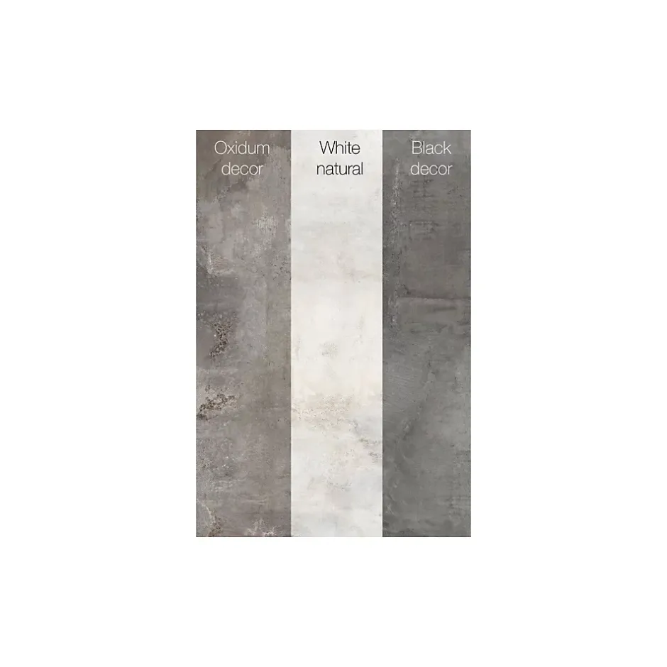 Carrelage grès cérame effet béton brut TATTOO 120x60 cm Blanc - - boîte de m2-Gioia Materia New