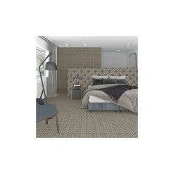 Gioia Materia Carrelage grès cérame effet carreau ciment POP TILE Carnegie 15x15cm 15x15 cm - Satiné - boîte de 1 m2