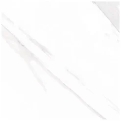 Carrelage grès cérame effet marbre BLANC STATUARY 120x120 cm Blanc - Brillant / Poli - boîte de 1.44 m2-Gioia Materia Best