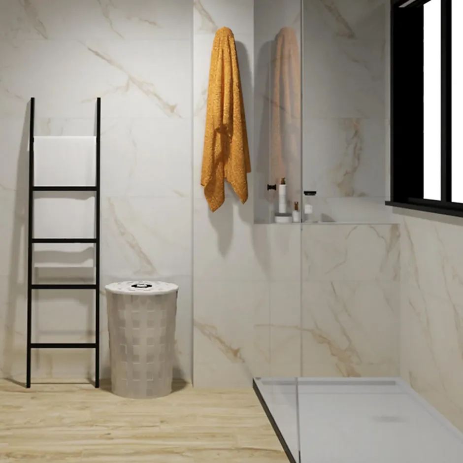 Carrelage imitation bois - Série WOODEN - Dimensions: 20 x100 cm - Light Beige-Love New