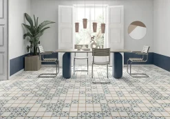 Les Carreaux De Jean  Carrelage Imitation Carreaux De Ciment 12,5x12,5 CASABLANCA Kenzi - Les Carreaux de Jean