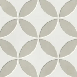 Carrelage Imitation Carreaux De Ciment 22,3x22,3 MAYARI Taupe Petals - Les Carreaux de Jean-Les Carreaux De Jean  Clearance