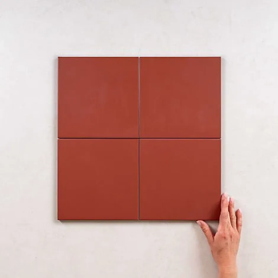 Carrelage Imitation Carreaux de Ciment KOMPAS 20x20 Rosset Red - Les Carreaux de Jean-Les Carreaux De Jean Hot