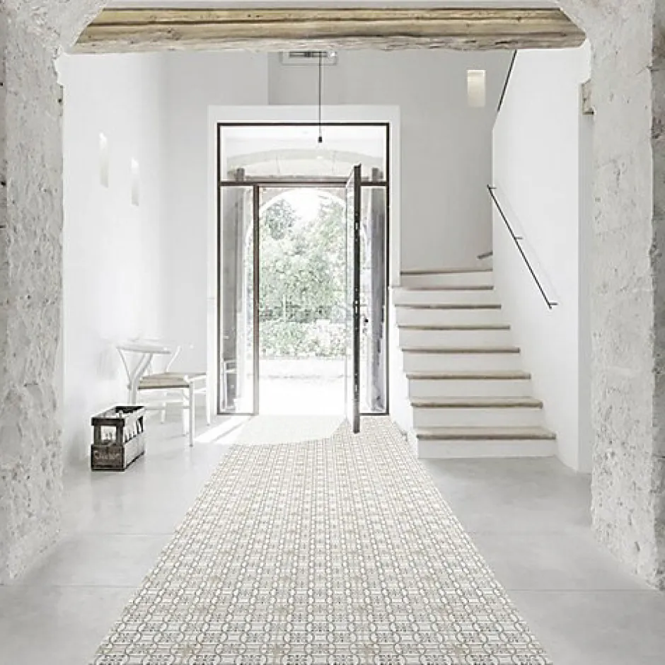 Les Carreaux De Jean Carrelage Imitation Carreaux de Ciment GRAFTON 20x20 Capel Taupe - Les Carreaux de Jean