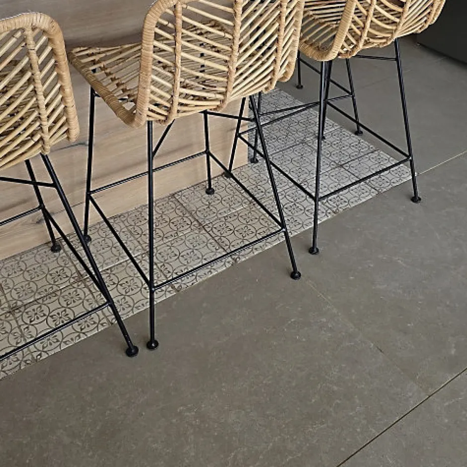 Les Carreaux De Jean Carrelage Imitation Carreaux de Ciment GRAFTON 20x20 Capel Taupe - Les Carreaux de Jean