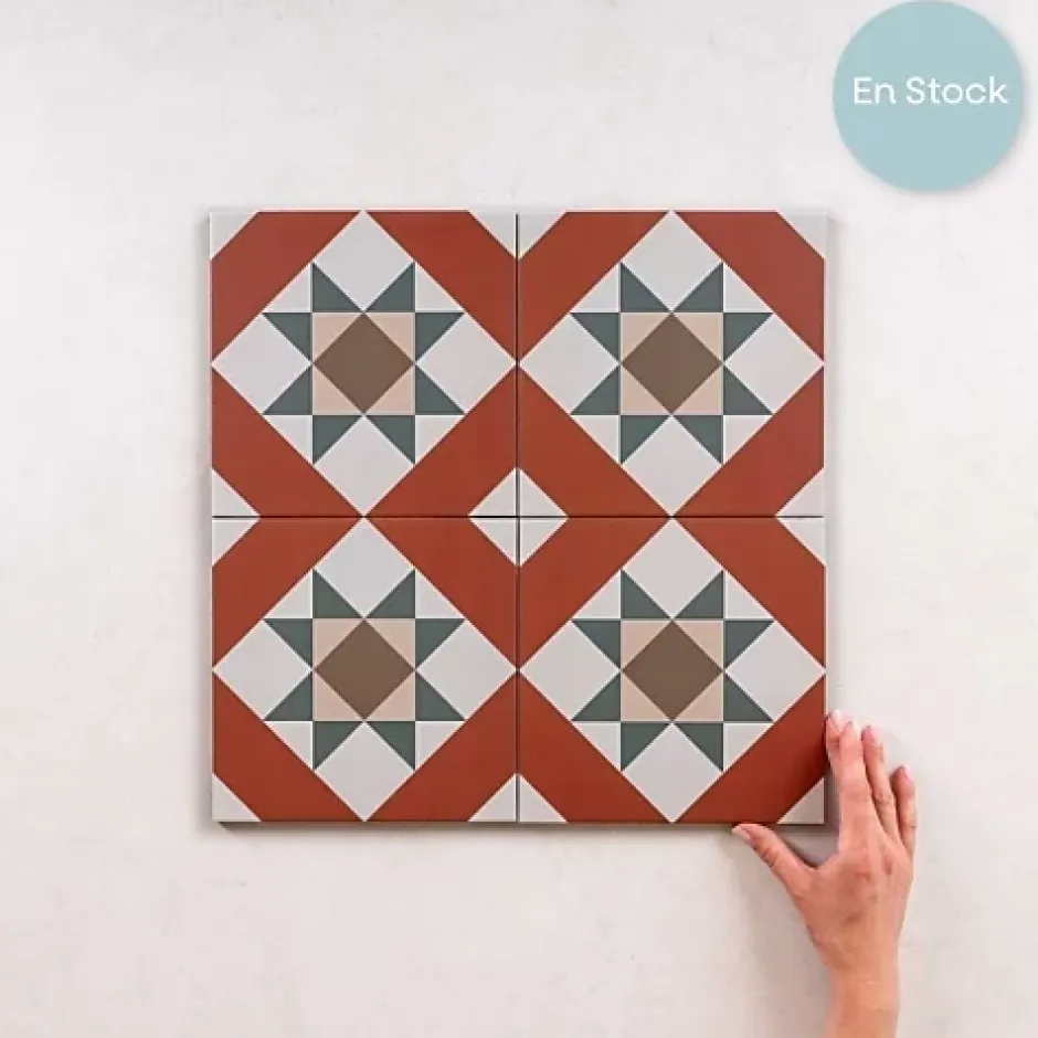 Carrelage Imitation Carreaux de Ciment KOMPAS 20x20 Vetro - Les Carreaux de Jean-Les Carreaux De Jean Best