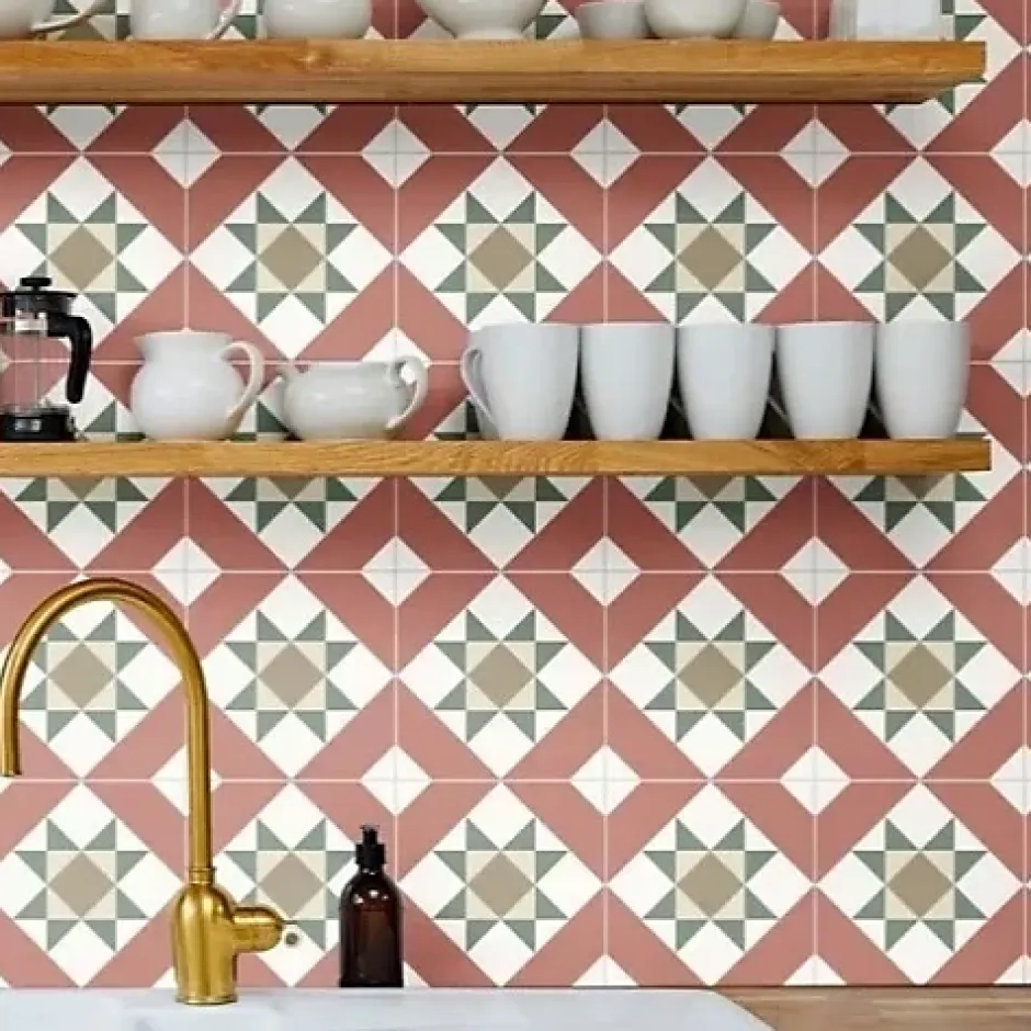 Carrelage Imitation Carreaux de Ciment KOMPAS 20x20 Vetro - Les Carreaux de Jean-Les Carreaux De Jean Best