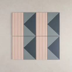 Carrelage Imitation Carreaux de Ciment BAUHOME 20x20 Stritch Cold - Les Carreaux de Jean-Gioia Materia Online