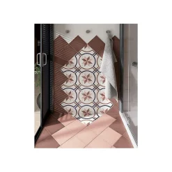 Carrelage Imitation Carreaux de Ciment ART NOUVEAU DECOR 20x20 Embassy Colour - Les Carreaux de Jean-Gioia Materia Hot