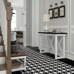 Les Carreaux De Jean Carrelage Imitation Carreaux de Ciment KOMPAS 20x20 Vera Black - Les Carreaux de Jean