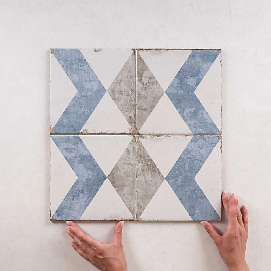 Carrelage Imitation Carreaux de Ciment GRAFTON 20x20 Parnel - Les Carreaux de Jean-Les Carreaux De Jean