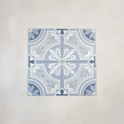 Carrelage Imitation Carreaux de Ciment LA MADELEINE 20x20 Lilou Ocean - Les Carreaux de Jean-Les Carreaux De Jean  Hot