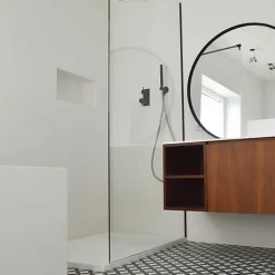 Carrelage Imitation Carreaux de Ciment LA MADELEINE 20x20 Gilles Noir - Les Carreaux de Jean-Les Carreaux De Jean  Outlet