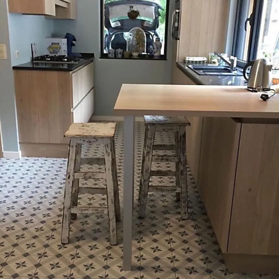 Carrelage Imitation Carreaux de Ciment LA MADELEINE 20x20 Dori - Les Carreaux de Jean-Les Carreaux De Jean Outlet