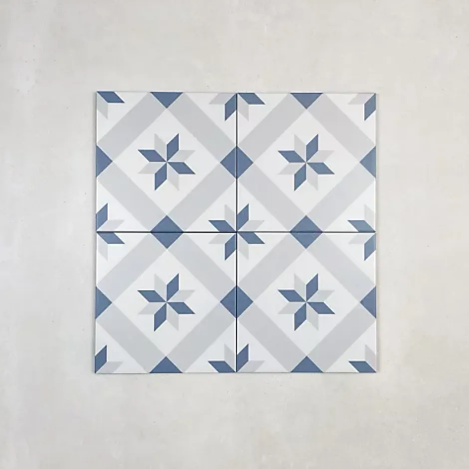 Carrelage Imitation Carreaux de Ciment LA MADELEINE 20x20 Dori - Les Carreaux de Jean-Les Carreaux De Jean Outlet