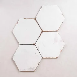 Carrelage Imitation Carreaux de Ciment BOHEMIA 21x25 Lino White - Les Carreaux de Jean-Les Carreaux De Jean New