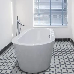 Les Carreaux De Jean Carrelage Imitation Carreaux de Ciment LA MADELEINE 20x20 Chere Bleu - Les Carreaux de Jean