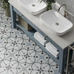 Carrelage Imitation Carreaux de Ciment METROPOLIS 20x20 Leander - Les Carreaux de Jean-Les Carreaux De Jean  New