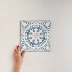 Carrelage Imitation Carreaux De Ciment 12,5x12,5 CASABLANCA Anfa - Les Carreaux de Jean-Les Carreaux De Jean  Outlet