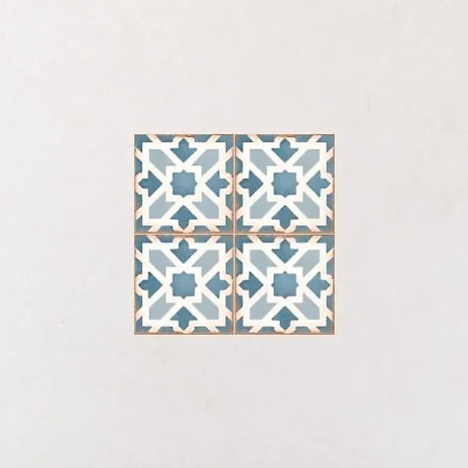 Les Carreaux De Jean Carrelage Imitation Carreaux De Ciment 12,5x12,5 CASABLANCA Gaza - Les Carreaux de Jean