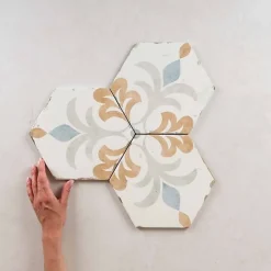 Les Carreaux De Jean  Carrelage Imitation Carreaux de Ciment BOHEMIA 21x25 Lola - Les Carreaux de Jean